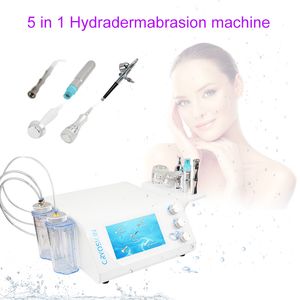 Hemanvändning 5 i 1 Hydro Microdermabrasion / Diamond Microdermabrasion Syre Peeling Facial Machine