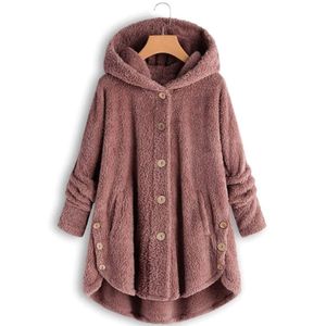 Women's Fur Coats Wool&blends 2022 Autumn Winter Coat Women Warm Teddy Bear Wool Jacket Female Plush Plus Size M-4XL