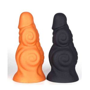 Nxy Giocattoli anali Sex Shop Nuovo Dildo Enorme Stimolazione vaginale Espansione del culo Massaggiatore della prostata Grande Butt Plug per uomini Donne Gay 220506