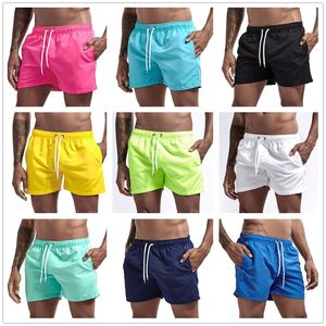 Pocket Swimming Shorts For Men Swimwear Man Swimsuit Swim Trunks Summer Bathing Beach Wear Surf beach Short board pants Boxer 220425