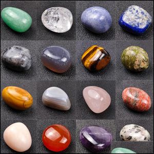 Konst och hantverk Arts Gifts Home Garden Natural Quartz Stone Beads Mineral Crystals Stora tumlade stenar Reiki Healing Gems Dhdwg