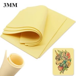 Other Tattoo Supplies 10  8 6 5 3 1Pcs 3MM Thick Practice Skin Blank Double Sides Big Size Fake For Permanent MakeupOther