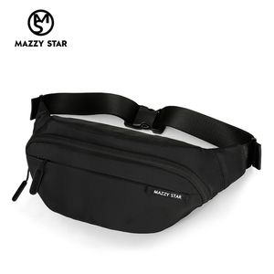 Waist Bag Men Fanny Pack Black Waterproof Chest Handbag Money Belt Bag Men Teenagers Travel Wallet Belt Male Chest Phone Pouch 201118