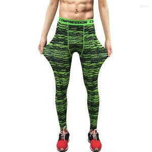 Pantaloni da uomo Compressione mimetica da uomo Leggings fitness attivo Jogger Collant elastici Pantaloni da bodybuilding per esercizi ad asciugatura rapidaDrak22 da uomo