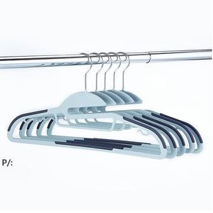 dry and wet nonslip homepower hangers plastic clothes hangers without traces multipurpose drying racks hanger GCE13828