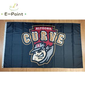 MiLB Altoona Curve Flag 3x5ft 90cmx150cm Poliestere Banner decorazione casa volante giardino Regali festivi