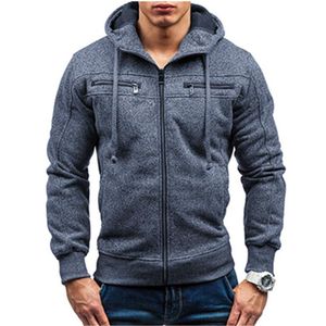 Molus de camiseta de moletom de moletom masculino com zíper capa com capuz de capuz com capuz cinza hoddies suor homme streetwearmen's