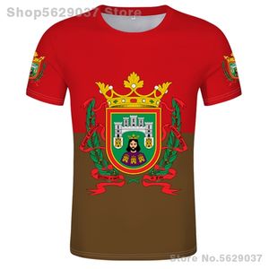 Burgos Flag 3D Baskılı T-Shirt Ücretsiz Özel Burgos Eyaleti Bayrak Tişört Yaz Sweatshirt Takım Kıyafetleri 220702