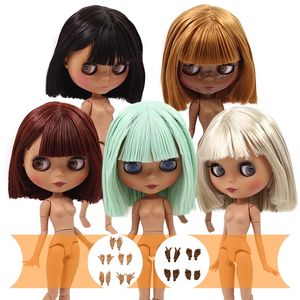 دمية DBS Blyth الجليدية 1/6 جسم مشترك 30 سم BJD FROSTER FACE أو DIY Fashion Doll Girl 220505