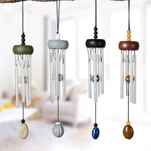Mini Aluminum Tubes Wind Chime Wall Hanging Home Decorations Car Living Home Garden Windchime Door Windbell Ornaments Christmas Gift