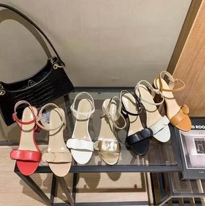 New Style Women Summer Sandals Top Quality Multicolor High-Heeled Shoes Chunky Heels Outdoor Slippers Soft Designer Shoe Summer Sandal size 34-41