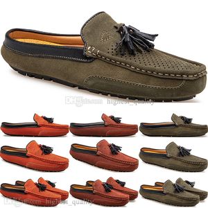 Frühling Sommer Neue Mode Britischen Stil Herren Leinwand Lässige Erbsenschuhe Hausschuhe Man Hundred Freizeit Student Männer Lazy Drive Überschuhe Bequem Atmungsaktiv 38-47 1366