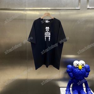 22ss 남성 여성 디자이너 티셔츠 티 런던 잉글랜드 짧은 소매 남자 크루 넥 파리 streetwear 화이트 블랙 Xinxinbuy XS-L