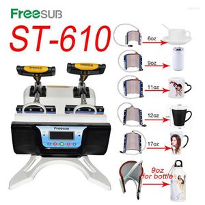 Printers FreeSub 6 In1 Double Station Mug Press Machine Sublimation Heat For 6oz 9oz 11oz 12oz 17oz Cups Bottles PrintPrinters Roge22