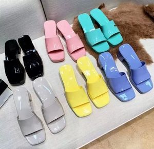 Damen-Hausschuhe, Sommer-Gummi-Sandalen, Strand-Schieber, Schrammen, Innenschuhe, Designer-Leinwand, kreuzgewebt, für den Außenbereich, Peep-Toe, Woody, Freizeit-Slipper, Buchstaben-Stylisten-Schuhe