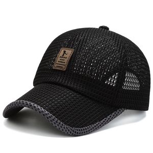 Sommer Männer und Frauen Mesh Baseball Cap Outdoor Atmungsaktive Caps Casual Hut für Reise Sport Lauf hut