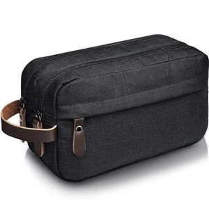 Grande trousse per cosmetici da uomo Organizer per trucco da viaggio Sacchetti da barba da toilette Borsa da doccia impermeabile portatile