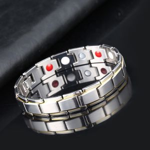 Stahlkette Frauen Magnet Gesundheit Energie Armbänder Mode Damen Magnetische Liebe Armreif Funktion Pulseras Schmuck Zubehör