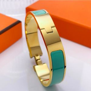 Pulseira de design de 12 mm Jóias de bracelete de alta qualidade Jóias de fivela de ouro 13Color Bracelets de fivela de ouro 17 cm para homens e mulheres pulseiras de jóias de moda