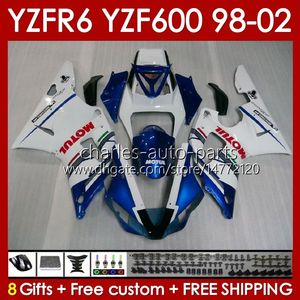 Body Kit für Yamaha YZF R6 R 6 98–02 YZFR6 98 99 00 01 02 Karosserie 145Nr