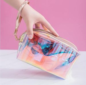 Bolsa de armazenamento portátil de bolsa de armazenamento portátil de bolsa de lavagem multifuncional laser transparente bolsa de engenharia de grande capacidade