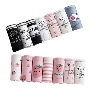 7 Pcs/Lot Women's Panties Underwear Cotton Briefs Girls Sexy Lingerie Print Fruits Pantys Soft Cute Underpants Shorts For Women 220426