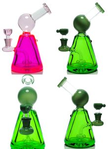 Vintage Pulsar Freezable GLYCERIN glass bong hookah water smoking pipe by air DHL UPS CNE express