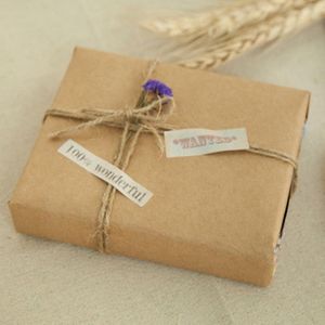 Present Wrap 75cm 10st/ Lot Brown Party Wrapping Paper Restoring Ancient Way Thick Kraft 20.47 