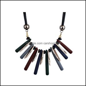 Chokers halsband hängsmycken smycken uttalande choker halsband mode bohemian haklapp för kvinnor flicka grossist 0736w droppleverans 2021 5jxvx