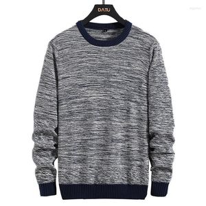 Men's Sweaters Autumn/Winter 2022 Men's Cotton Round Collar Fashion Casual Mixed Wool Sweater Series Size M L XL 2XL 3XLMen's Olga22