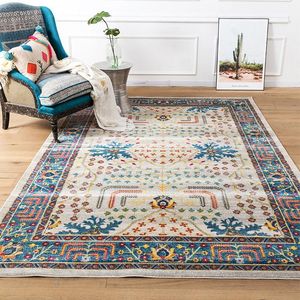 Wholesale vintage living resale online - Carpets Turkey Style Rugs And Carpet For Living Room Vintage American Rug x290cm Thick Bedside Bedroom Mat PersianCarpets