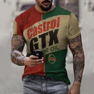 Camisetas de hombre 2022, camiseta de verano para hombre, camisetas de manga corta Vintage de gran tamaño, camisetas de moda Harajuku con estampado de letras étnicas en 3D para hombre