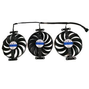 Fans & Coolings 3pcs Set GPU Card Cooler T129215SU PLD09210S12H For ASUS TUF Gaming Radeon RX 6700 XT 6800 6900 OC Edition Cool