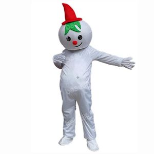 Traje de traje mascote de boneco de snoween traje de alta qualidade de desenho animado personagem de anime tem tema de natal para adultos festas de aniversário