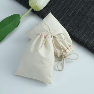 Özelleştirilmiş Takı Poşetleri toptan satış-50pcs pamuk çuval bezi mücevher çantası küpeler düğün için küçük torbalar sergiliyor Candy çanta özel logo kişiselleştirme mariage