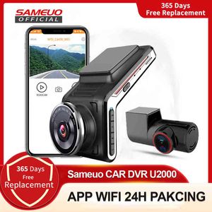 U DASH CAM و WIFI P WIFI P VIEW CAMPY LENS CAR DVR مع CAM VIDEO Recorder Car Vision H MODE MOTARD J220601