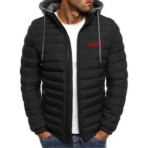 남자 재킷 남성용 클라아 인쇄 겨울 두껍게 지퍼 면화 따뜻한 캐주얼 캐주얼 한 편안한 스웨트 패션 후드 코트 맨스