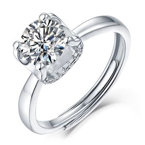 Kuololit Moissanit Ring 585 14K 10K 18K Roségold Ewigkeitsringe für Damen Silber 925 Schmuck Hochzeit Diamant Verlobungsband