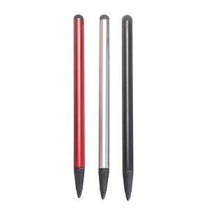 Uniwersalne długopisy pojemnościowe oporowe podwójne użycie Stylus Touch Penl dla Samsung Cell Phone Tablet PC 2 w 1 ołówek