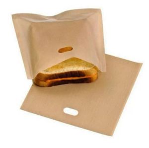 New Non Stick Reusable Heat-Resistant Toaster Bags Sandwich Fries Heating Bags Kitchen Accessories Cooking Tools Gadget DH8765