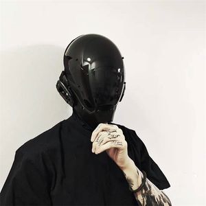 أقنعة الحفلات Cyberpunk Mask DIY مصنوعة يدويًا مخصصًا لأقنعة Cosplay Cosplay Mechanical Sci-Fi Gear for DJ Music Festival and Party 220826