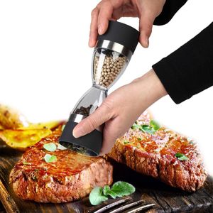Mills High Quality Manual Stainless Steel Pepper Spice Salt Mill Grinder Muller Plastic Bottle for Cooking Tool