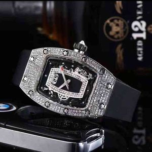 uxury watch Date Luxury Mechanical Watch 2022 Female Decoration Diamond Brand Es Girlfriend Wife Gift Swiss Movement Wristwatches