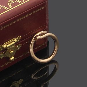 Rose Rings Designer Gold Band Band Jewelry Diamond Jewelry 316 Titanium Steel Mulheres Menções Classic 18K ACDESSORIAS