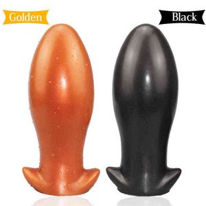 NXY anal Toys Super Large Dragon Egg Backyard Five Piece Set of Man and Female Masturbation Device Liquid Silicone Fun Anal Expansion Plug Vuxen Products 220708