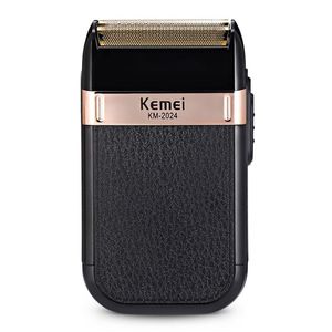 Wholesale Kemei Electric Shaver USB Rechargeable for Men Twin Blade Reciprocating Cordless Razor Hair Beard Shaving MachineBarber Trimmer314d