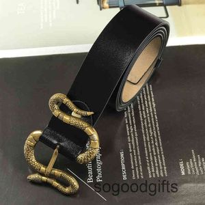 Classic G Designer Unisex Jeans Men Belts For Women Luxury Brand Leather Slangen Buckle Corset Belt Hoge kwaliteit tailleband Band