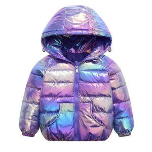 ファッションカラーファーベルベットウォームボーイズジャケットボーイズのための冬の男の子のための厚いフード付きジャケット