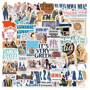 50Pcs mamma mia film Sticker MammaMia graffiti Adesivi per FAI DA TE Bagagli Laptop Adesivo Bicicletta