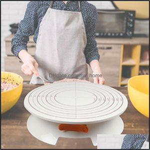 Baking Pastry Tools Bakeware Kitchen Dining Bar Home Garden Cake Decorating Table Can Be Fixed Light Turntable Diy Kitchen Baki Dhyfj